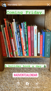 Coming Friday...a holiday book a day!