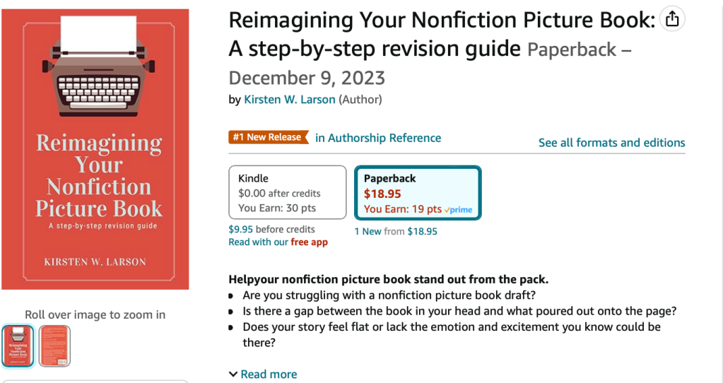 Cover of Reaimagining Your Nonfiction Picture Book